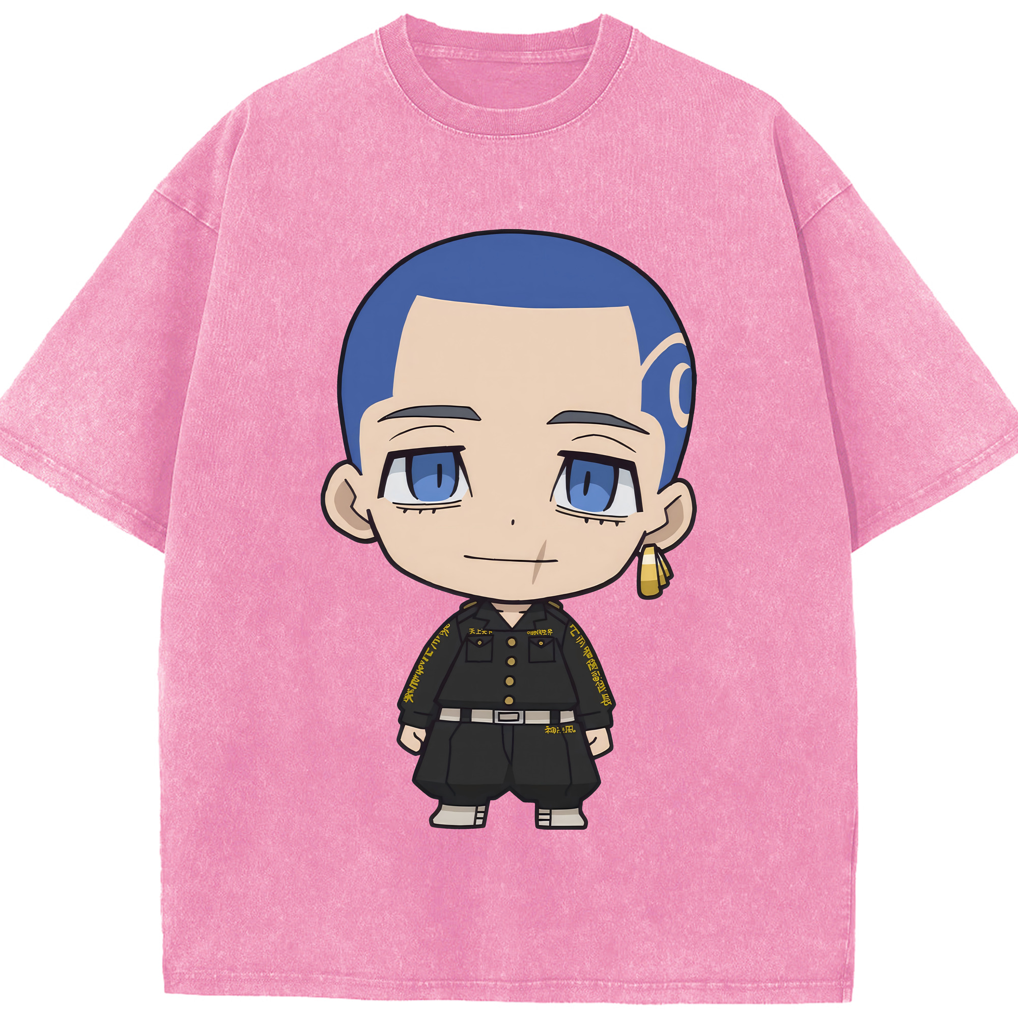 （画像用） 東京リベンジャーズ Tokyo Revengers 綿100% ヴィンテージ風 半袖Tシャツ（フロントプリント）
